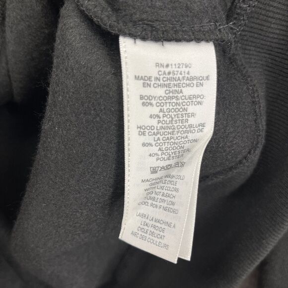 True Religion Full Zip Hoodie Mens Medium Black Gold Big logo Sweatshirt - Picture 11 of 16